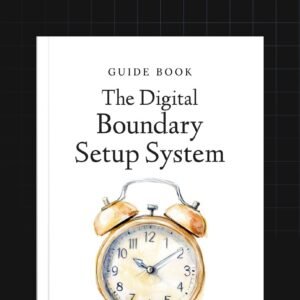 The Digital Boundary Setup System