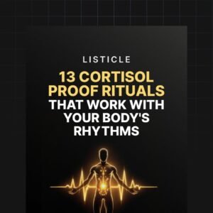 13 Cortisol Proof Rituals that Work with Your Body's Rhythms