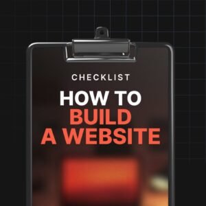 How to Build a Website - Checklist